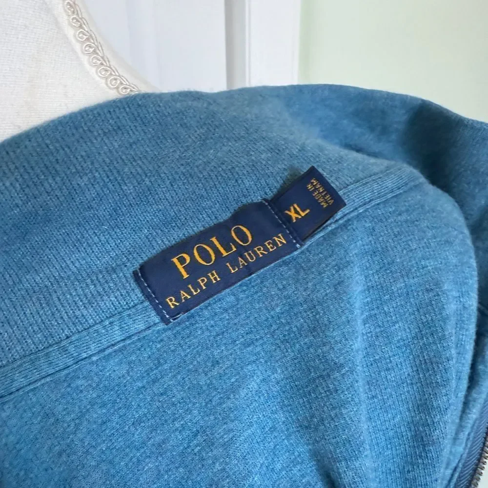 Vintage Polo Ralph Lauren Sky Blue Sweater Sz XL